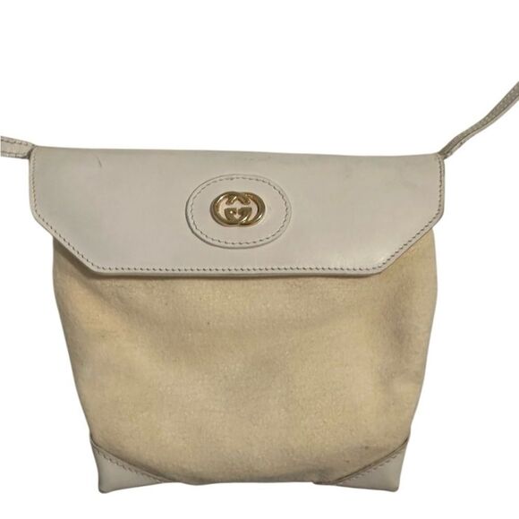 Gucci Cream Crossbody Mini Bag with Flap Closure - Picture 3 of 13